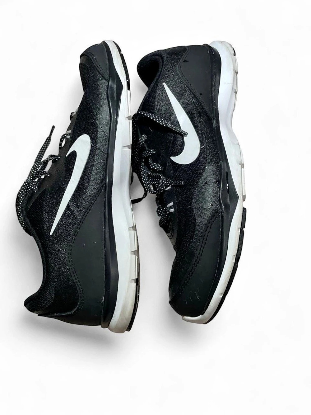 Nike Flex TR 5 Black & White Athletic Shoes